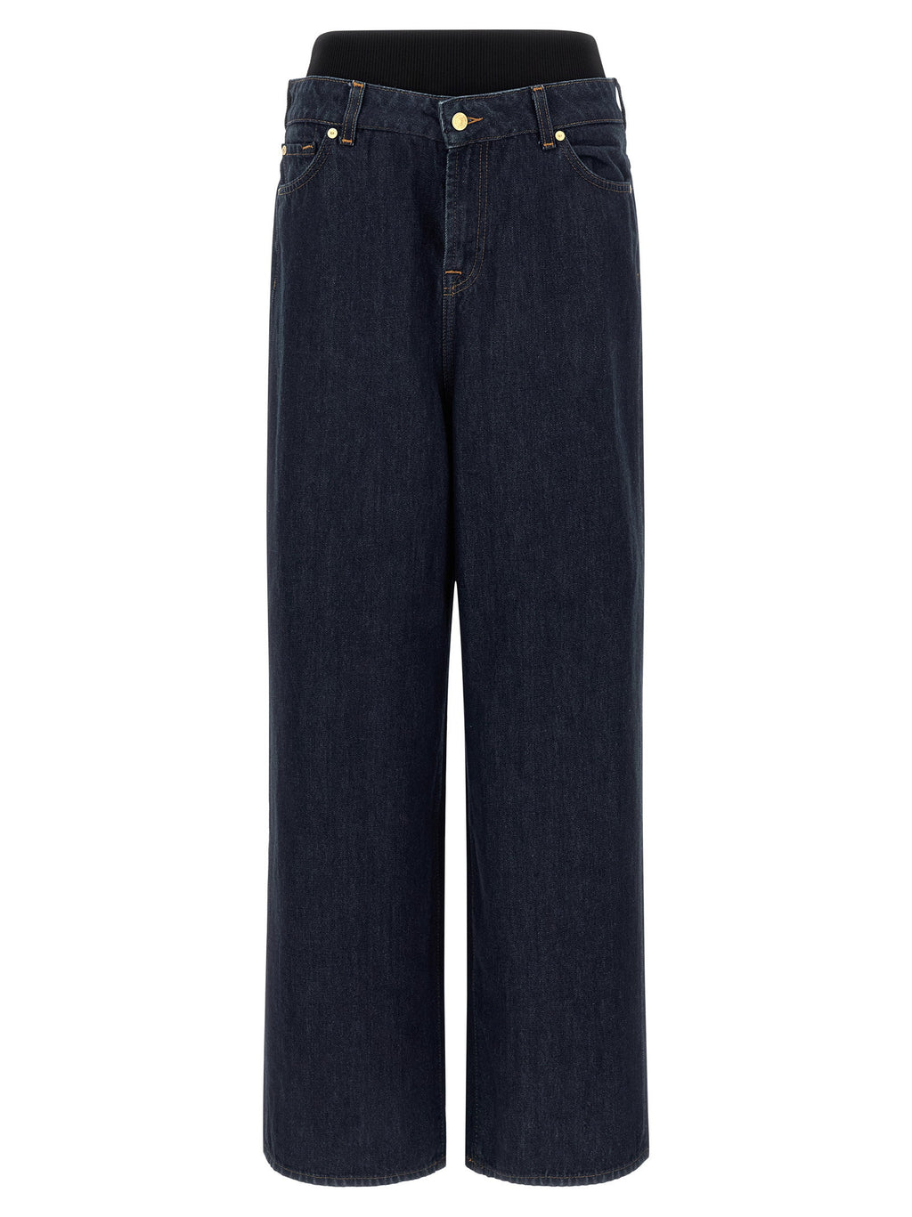 7 For All Mankind Banded Slouchy Wide Jeans