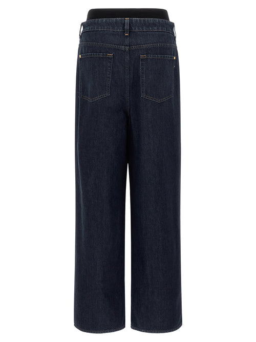7 For All Mankind Banded Slouchy Wide Jeans