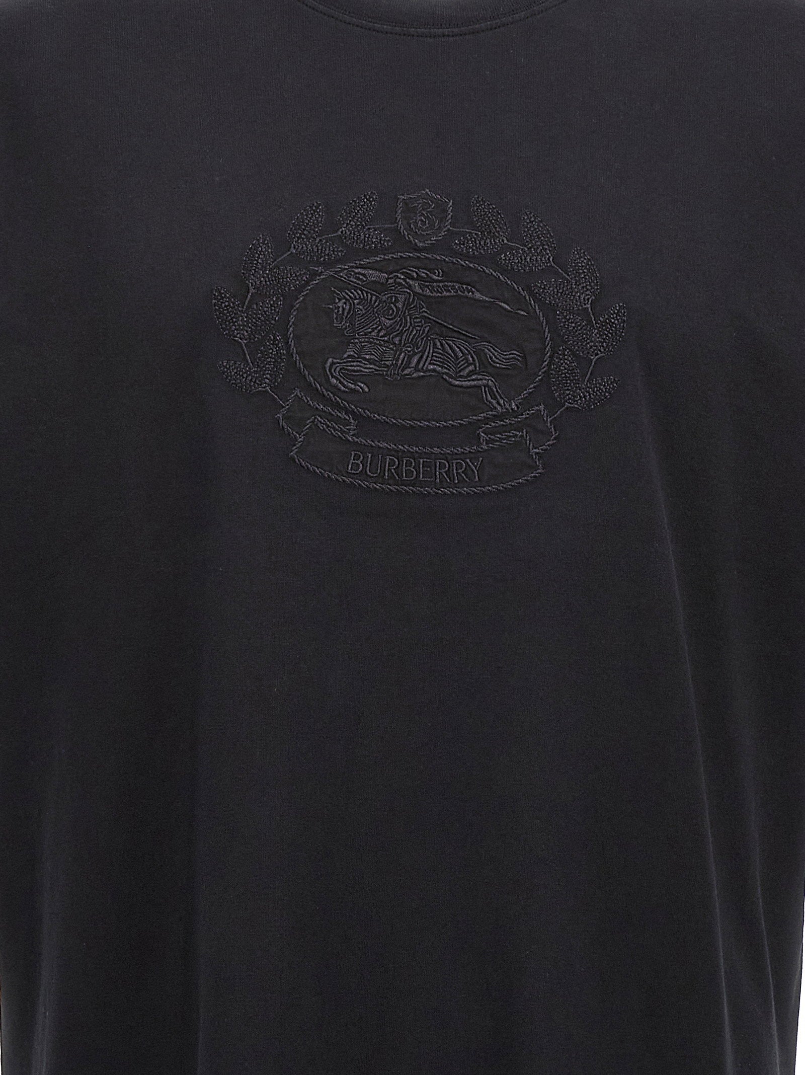 Burberry Logo Embroidery T-shirt