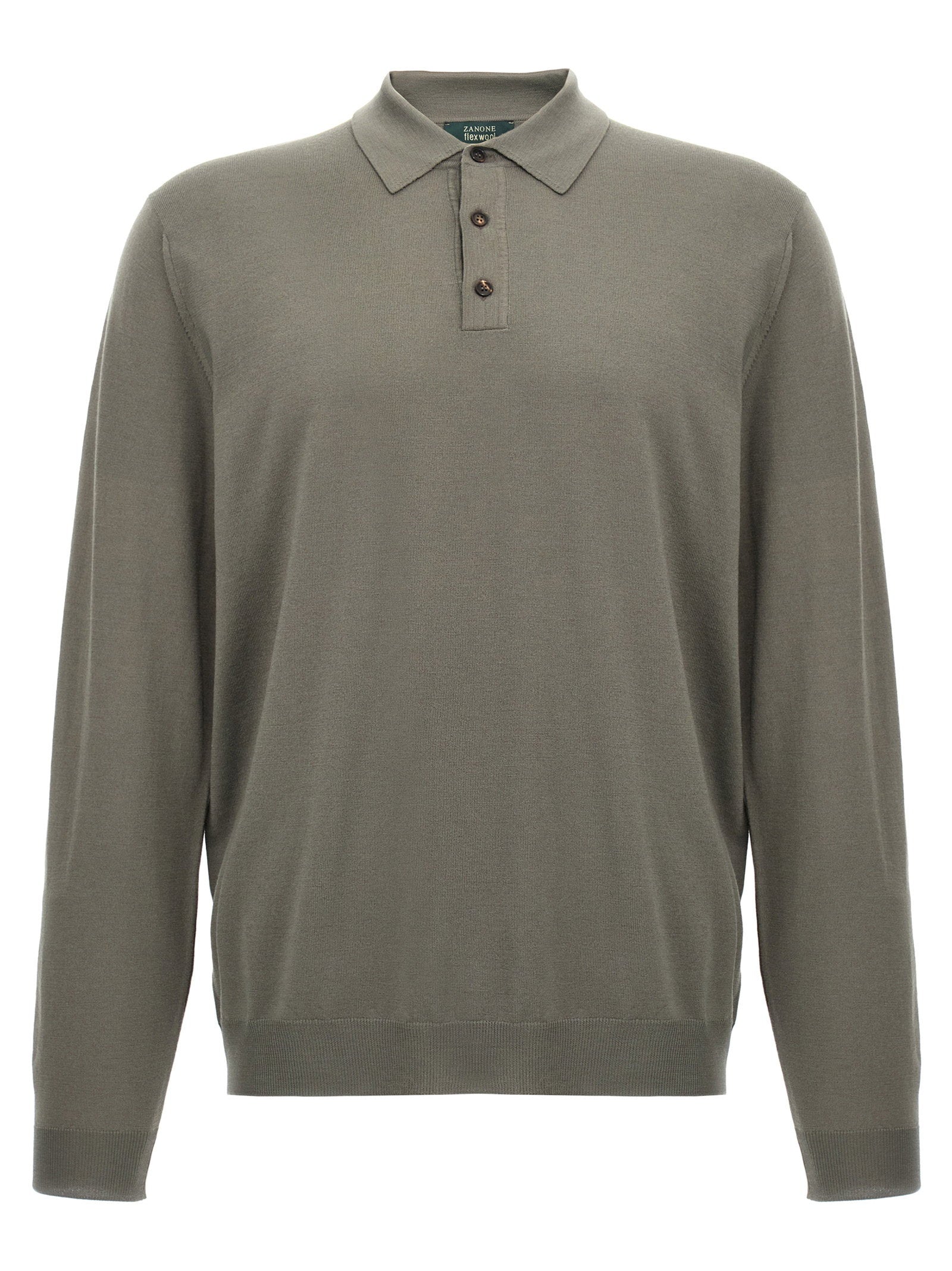Zanone Wool Polo Shirt