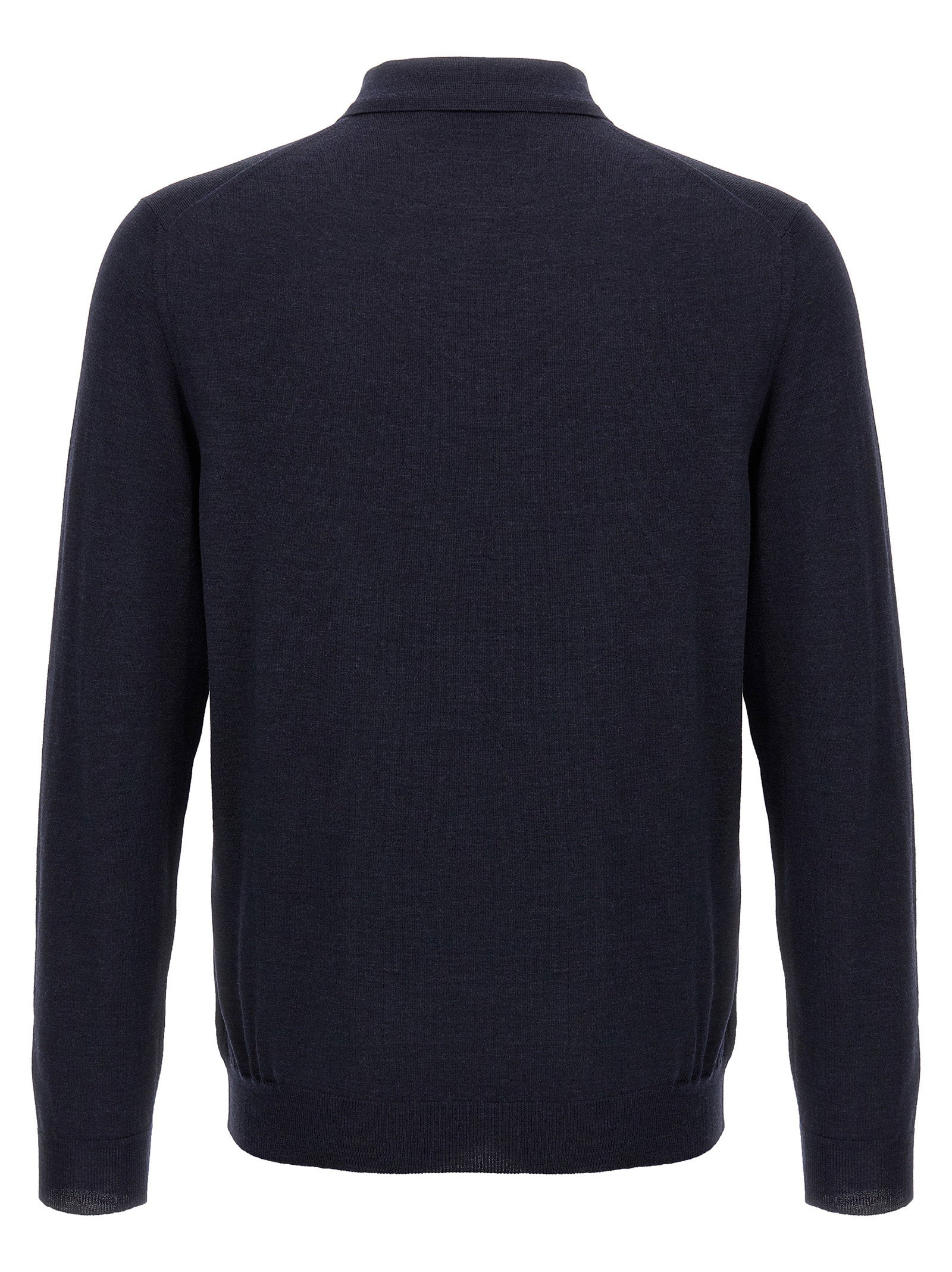 Zanone Virgin Wool Polo Shirt