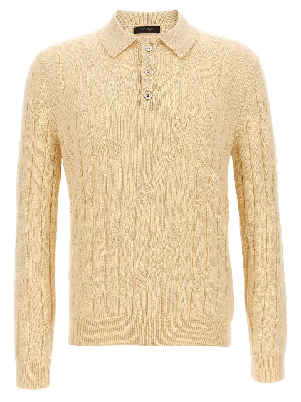 Zanone Braided Wool Polo Shirt