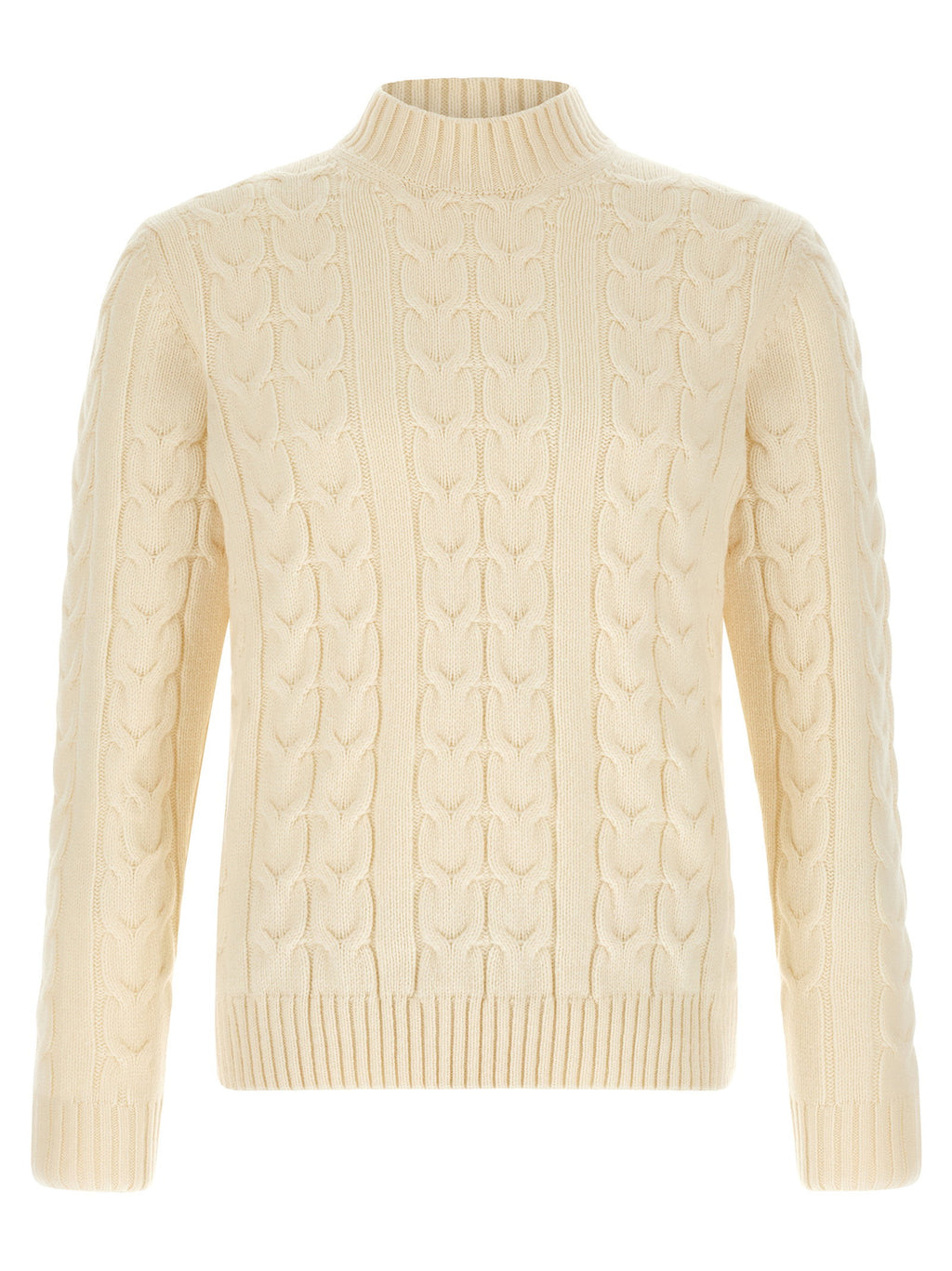Zanone Braided Turtleneck Sweater