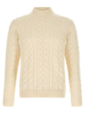 Zanone Braided Turtleneck Sweater