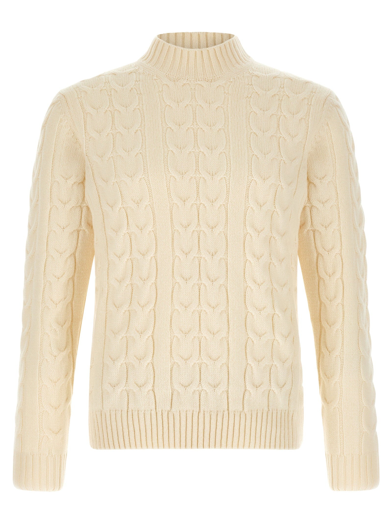 Zanone Braided Turtleneck Sweater