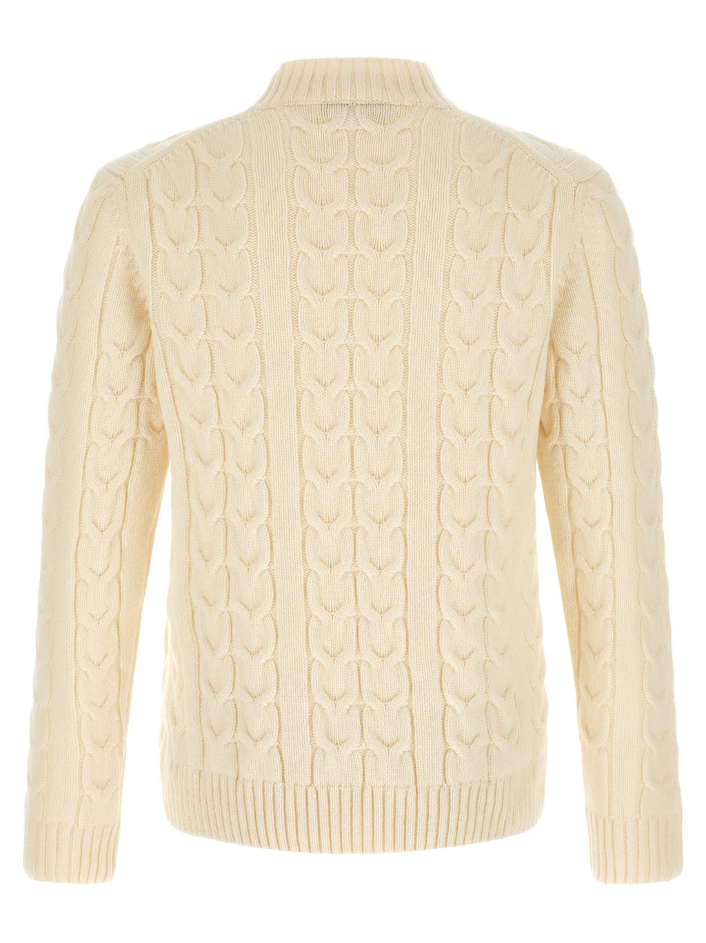 Zanone Braided Turtleneck Sweater