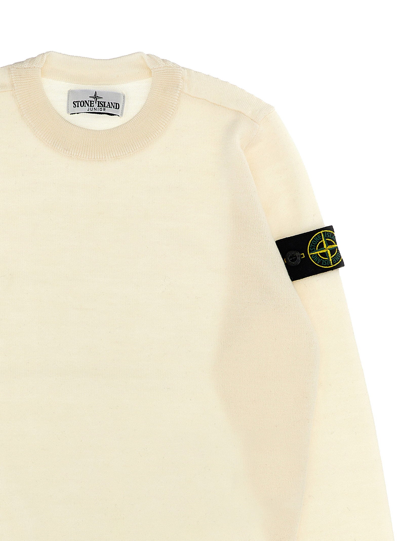 Stone Island Junior Logo Patch Sweater