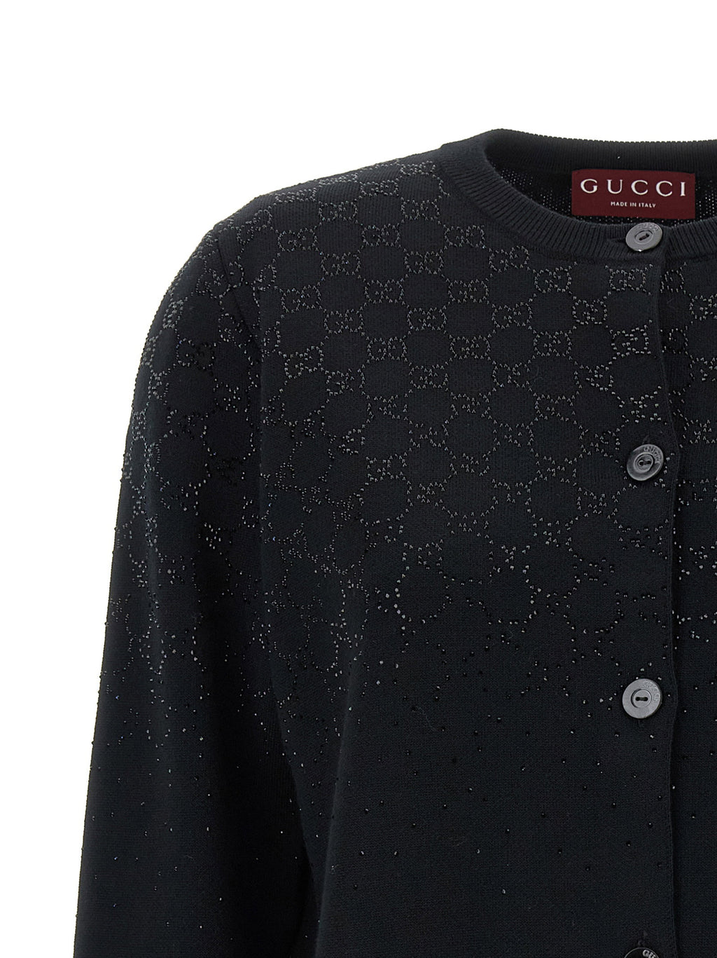 Gucci Gg Crystal Cardigan