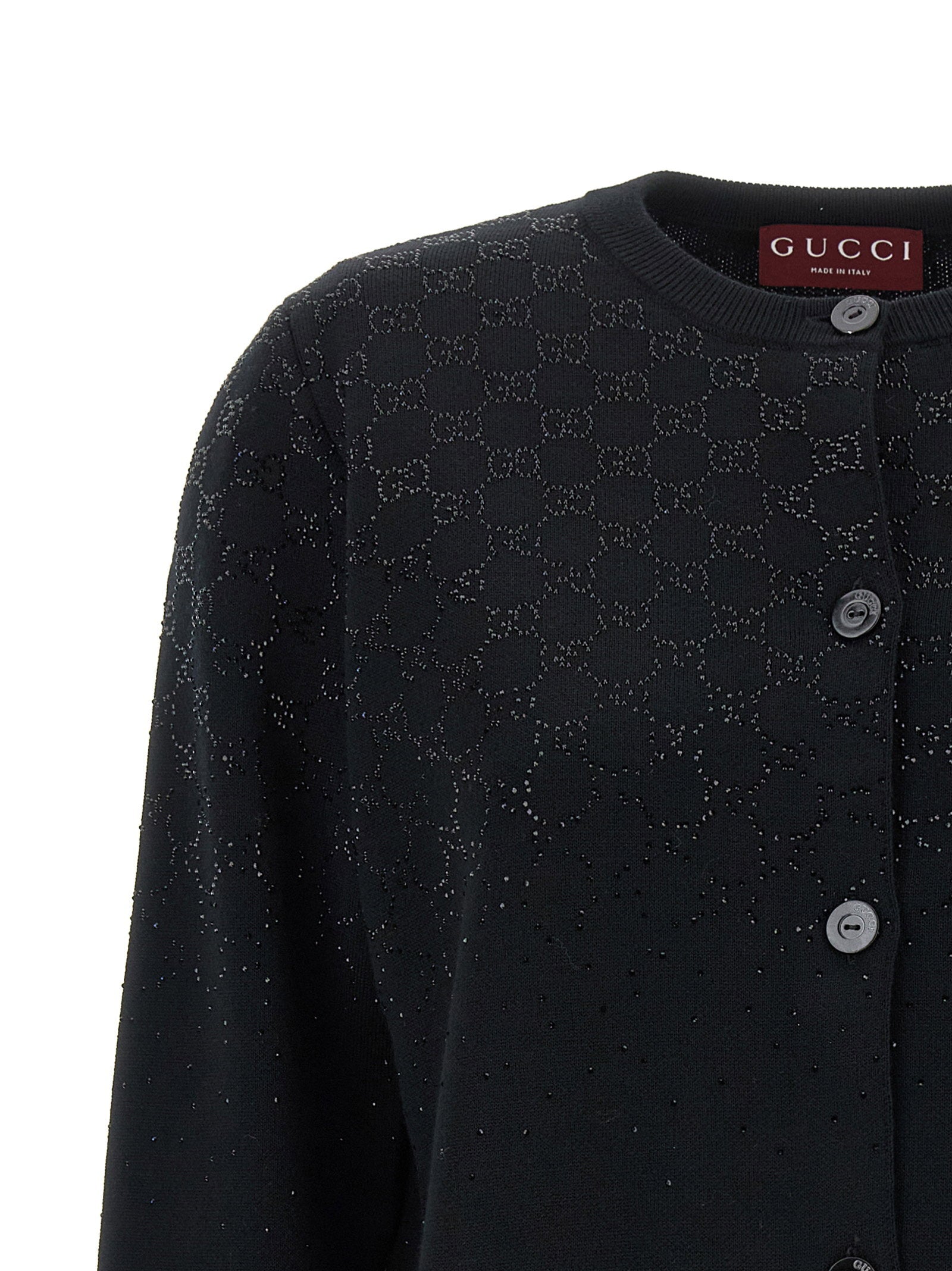 Gucci Gg Crystal Cardigan
