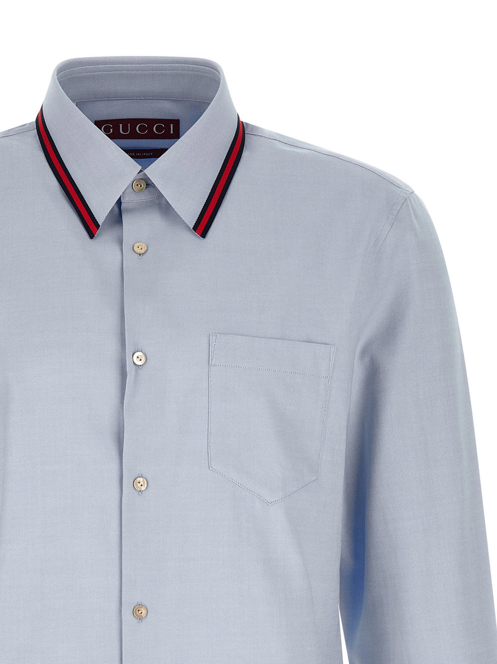 Gucci Web Collar Shirt