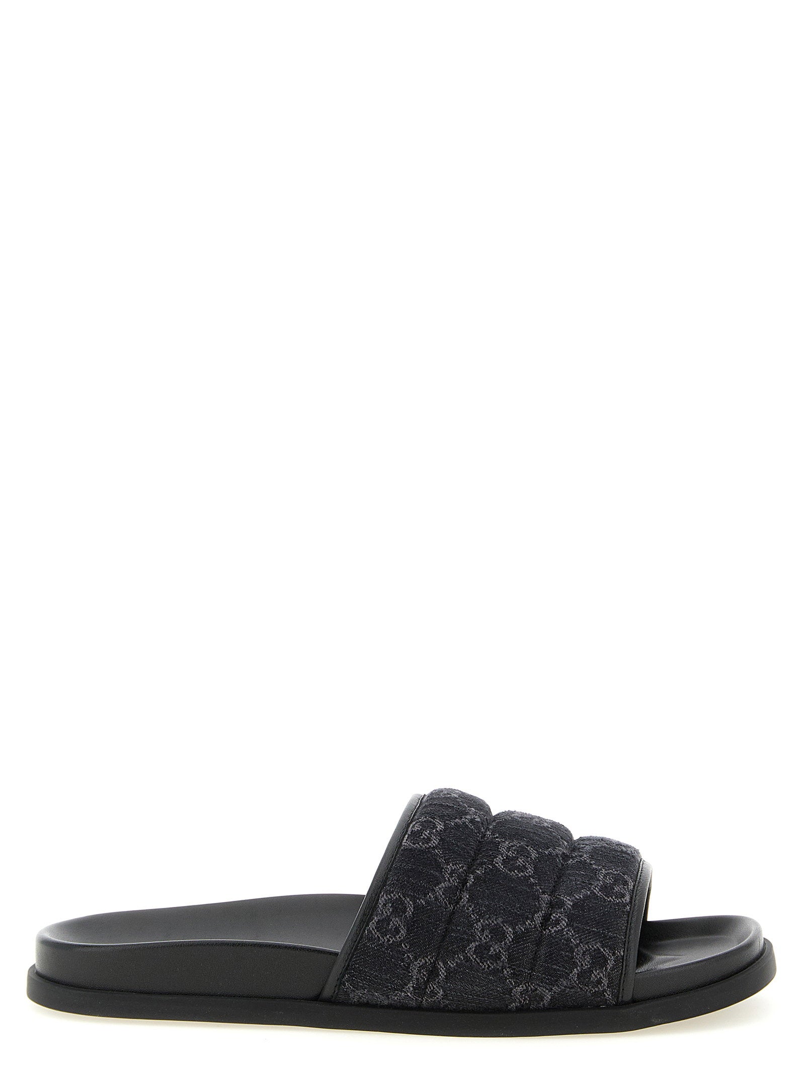 Gucci Gg Denim Slides