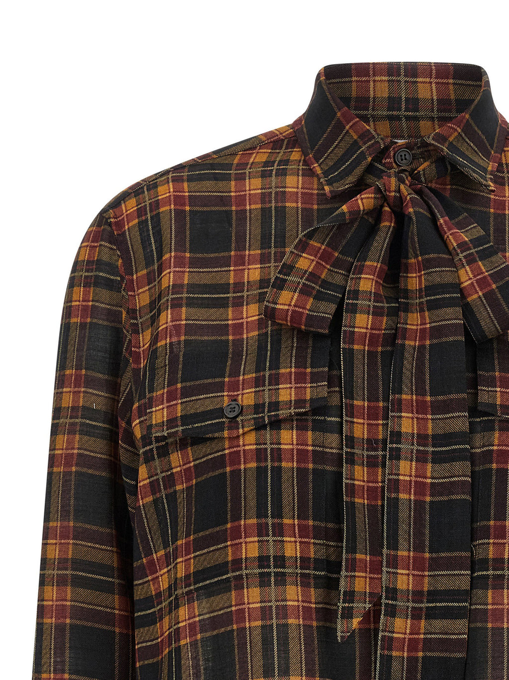 Saint Laurent Cassandre Lavallière Shirt