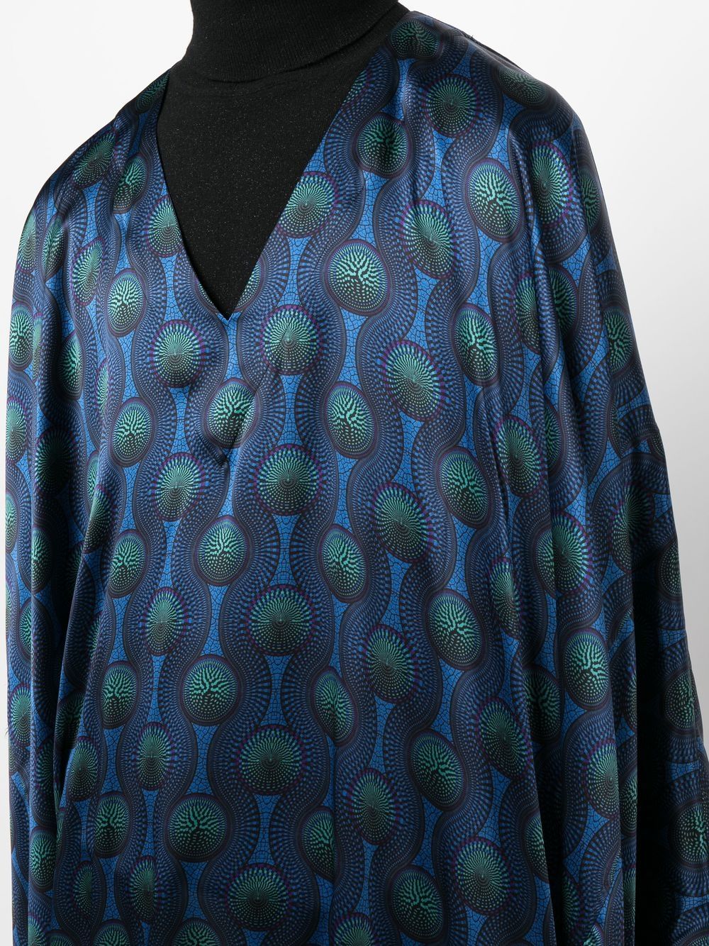 Ozwald Boateng Printed silk kaftan
