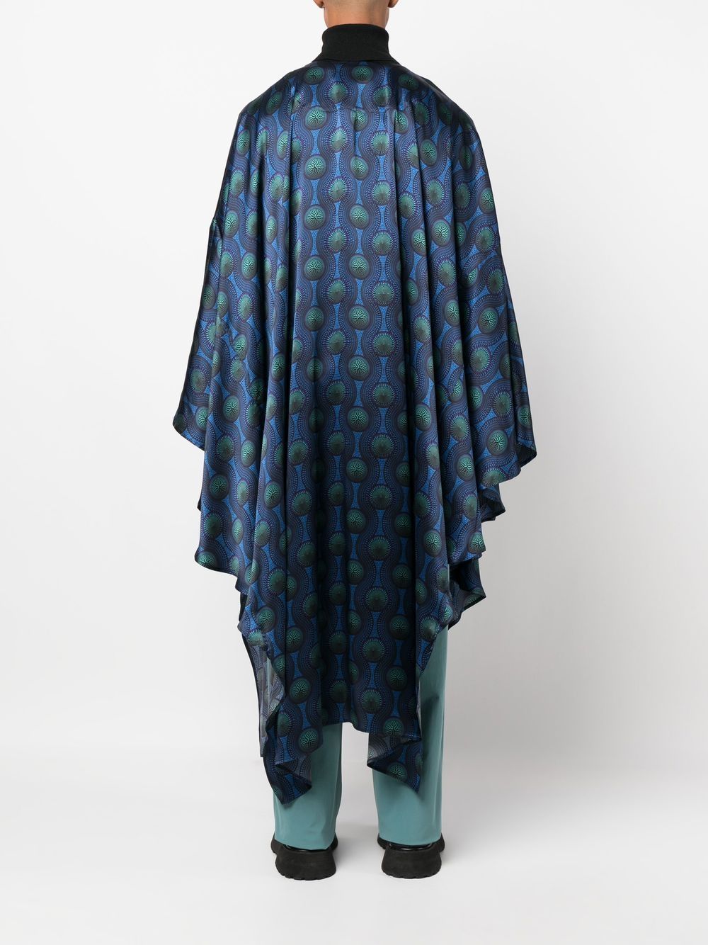 Ozwald Boateng Printed silk kaftan