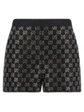 Gucci Gg Lamé Tweed Shorts