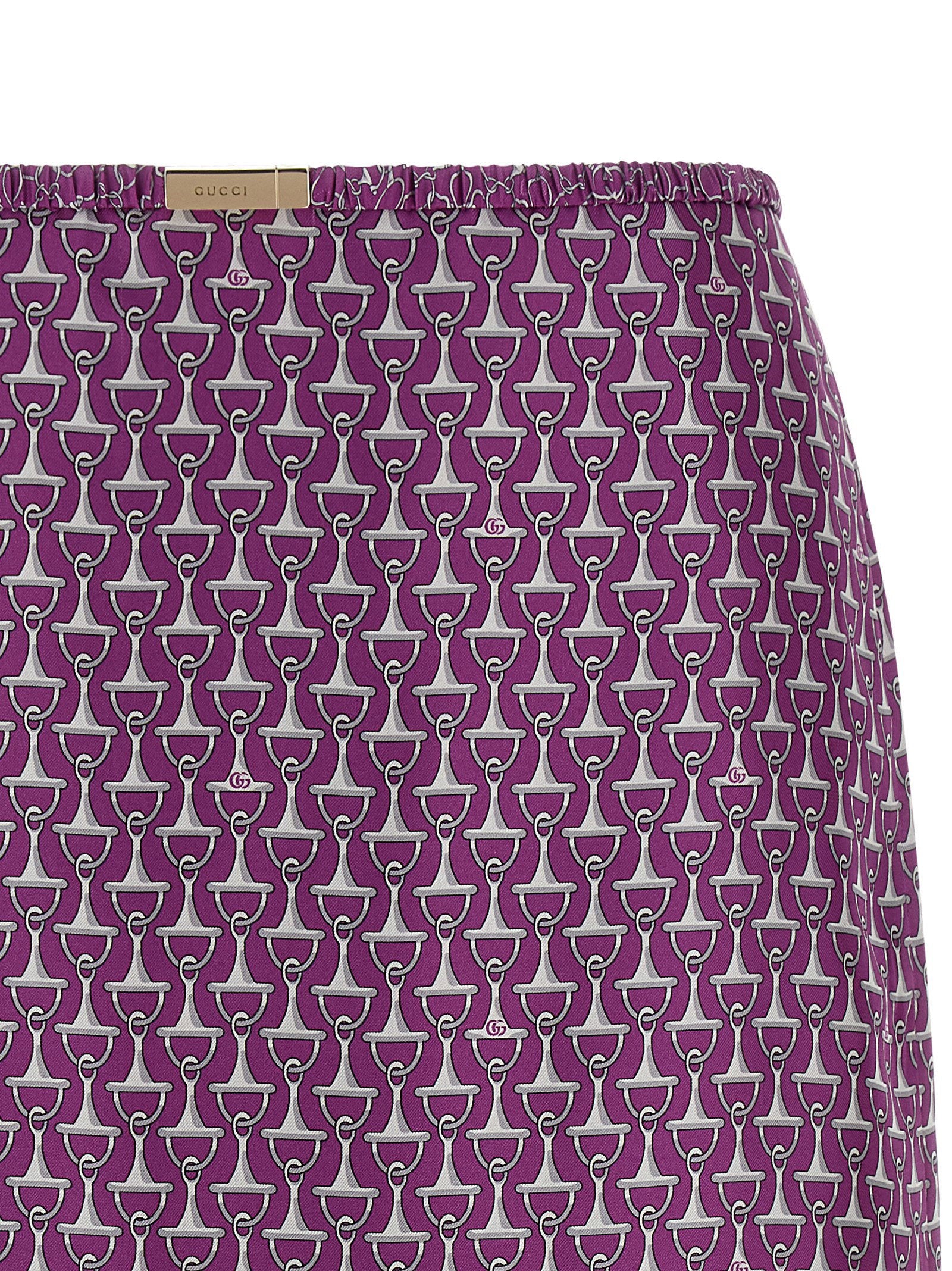 Gucci Morsetto Print Skirt