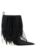 Balenciaga Avenue Fringe Ankle Boots