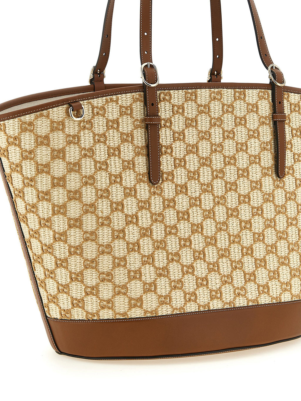 Gucci Large Woven Shopping Bag