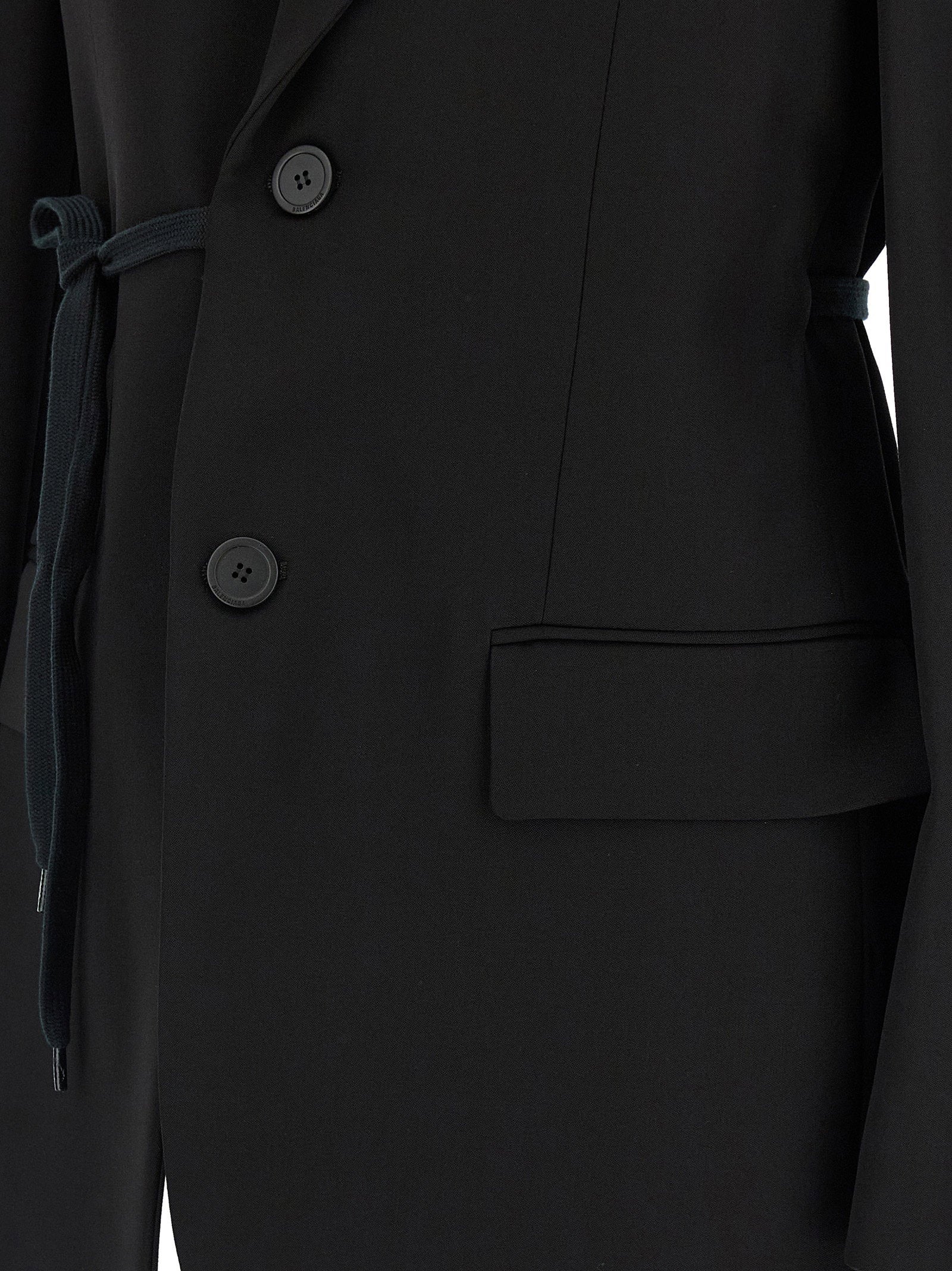 Balenciaga Wrap Tailored Blazer