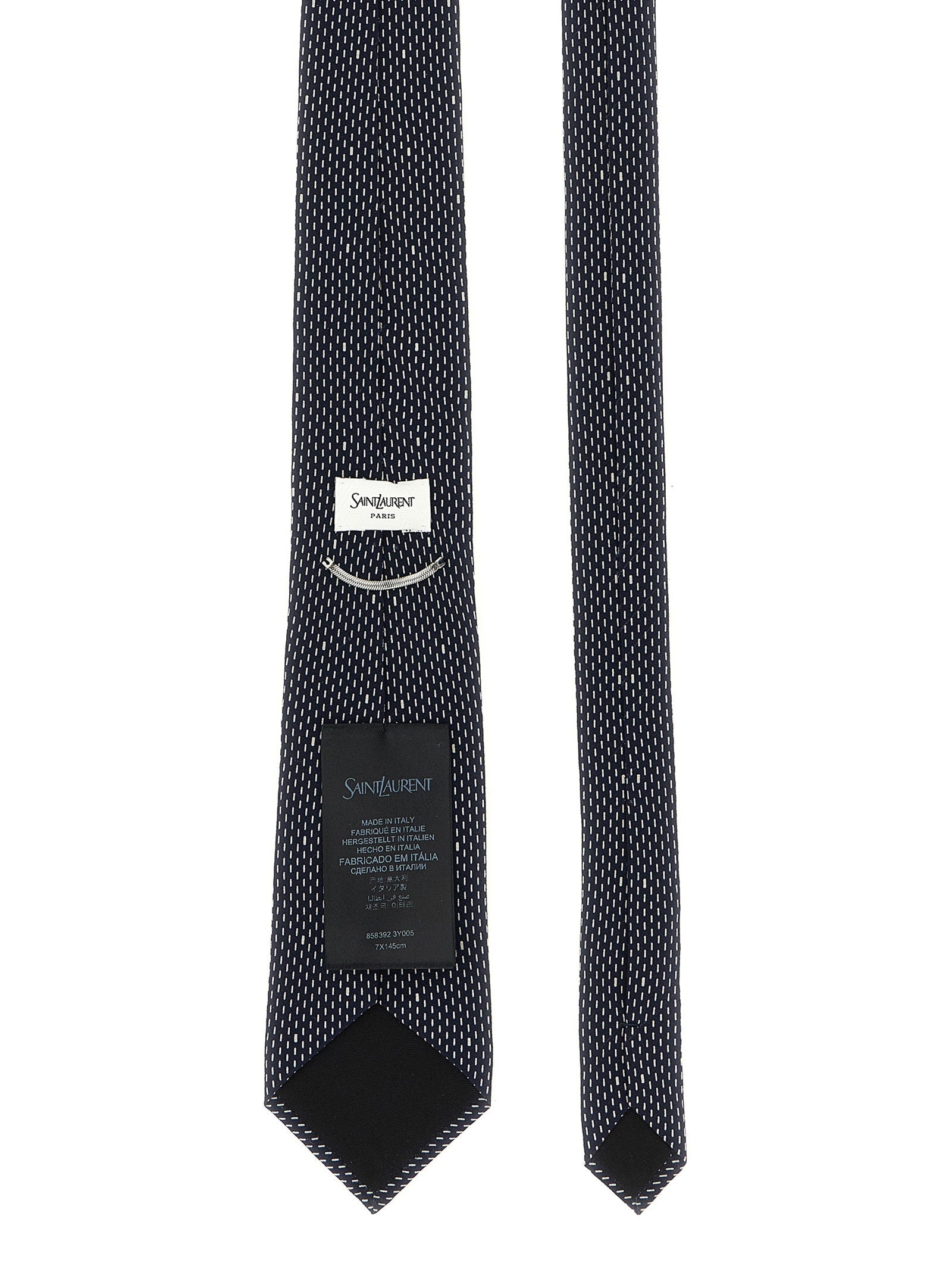 Saint Laurent Polka Dot Tie