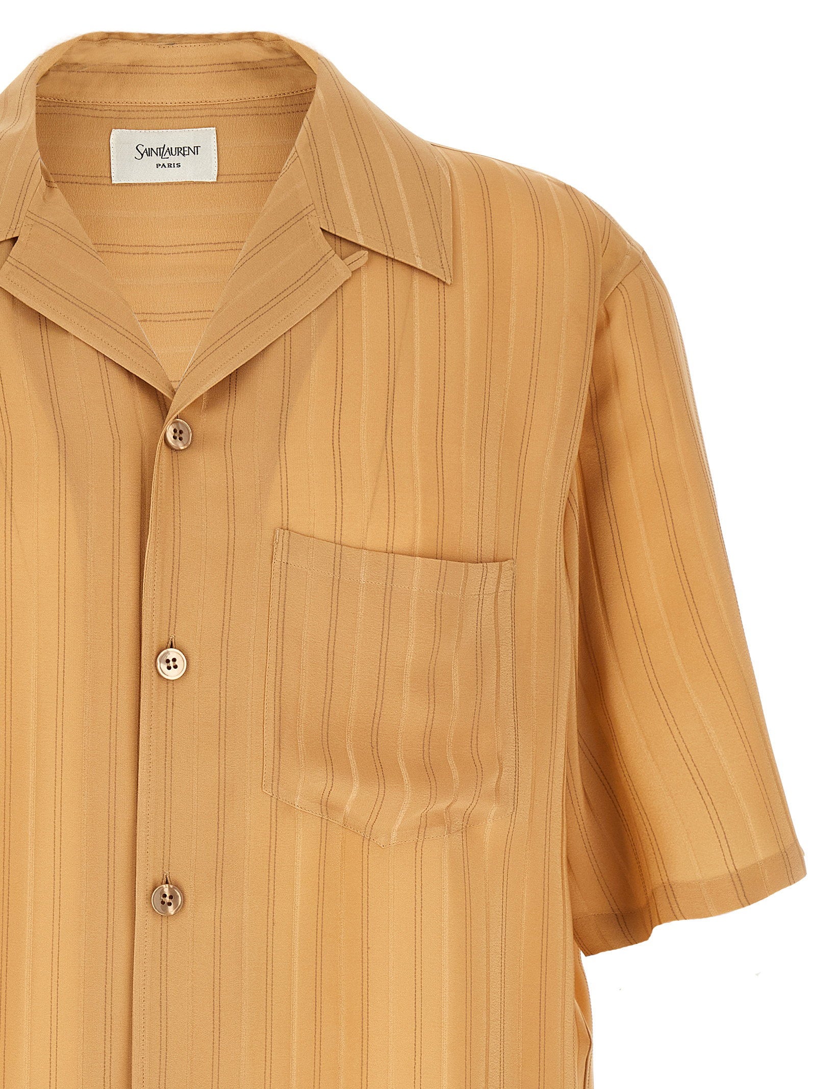 Saint Laurent Striped Silk Shirt