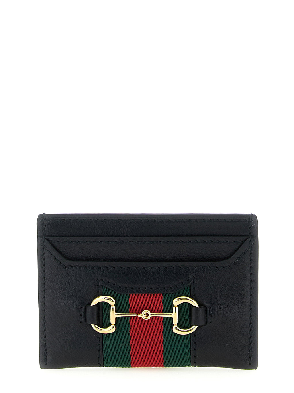 Web Horsebit Gucci Card Holder