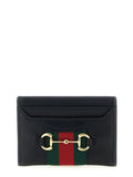 Web Horsebit Gucci Card Holder