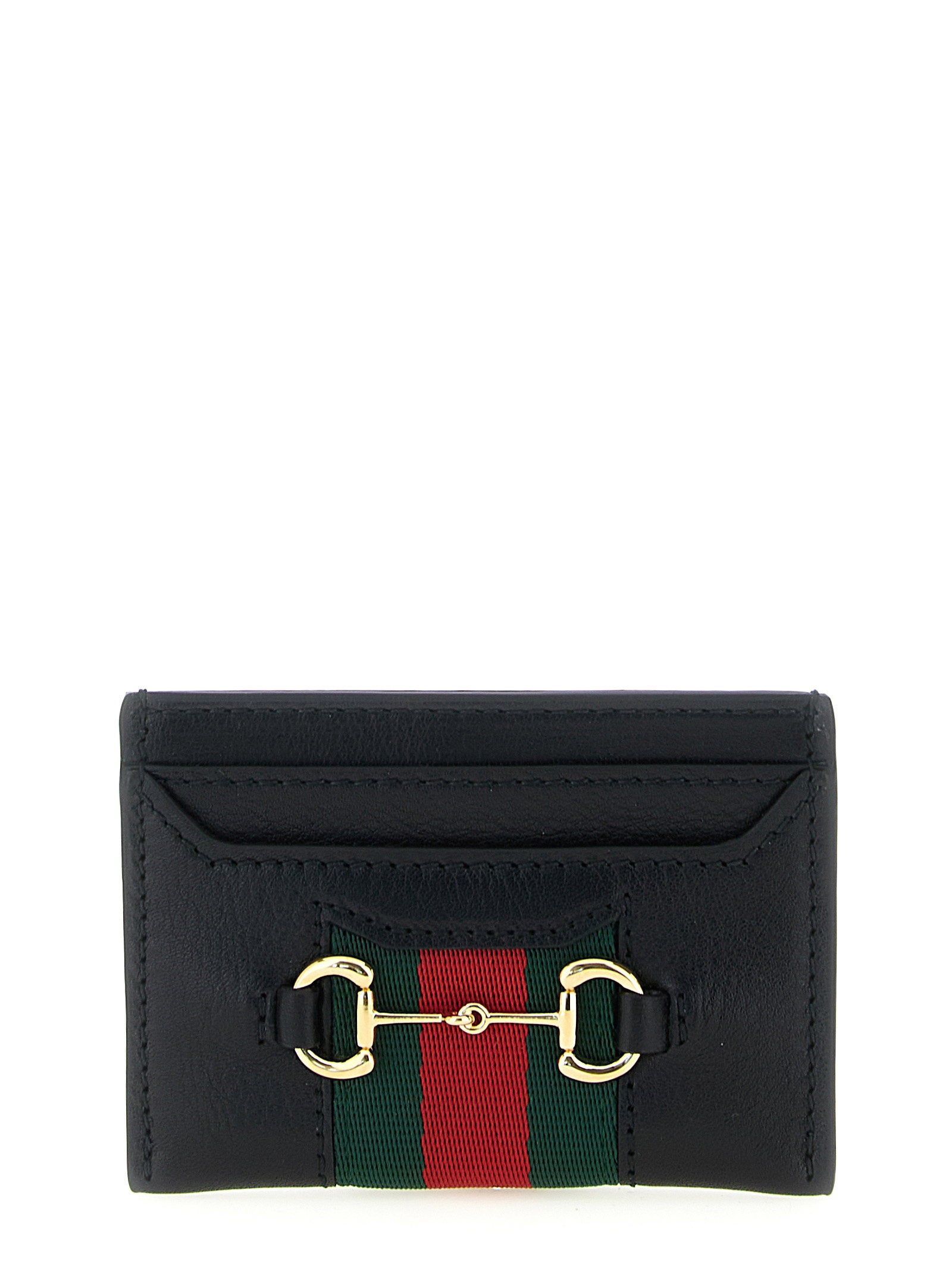 Web Horsebit Gucci Card Holder