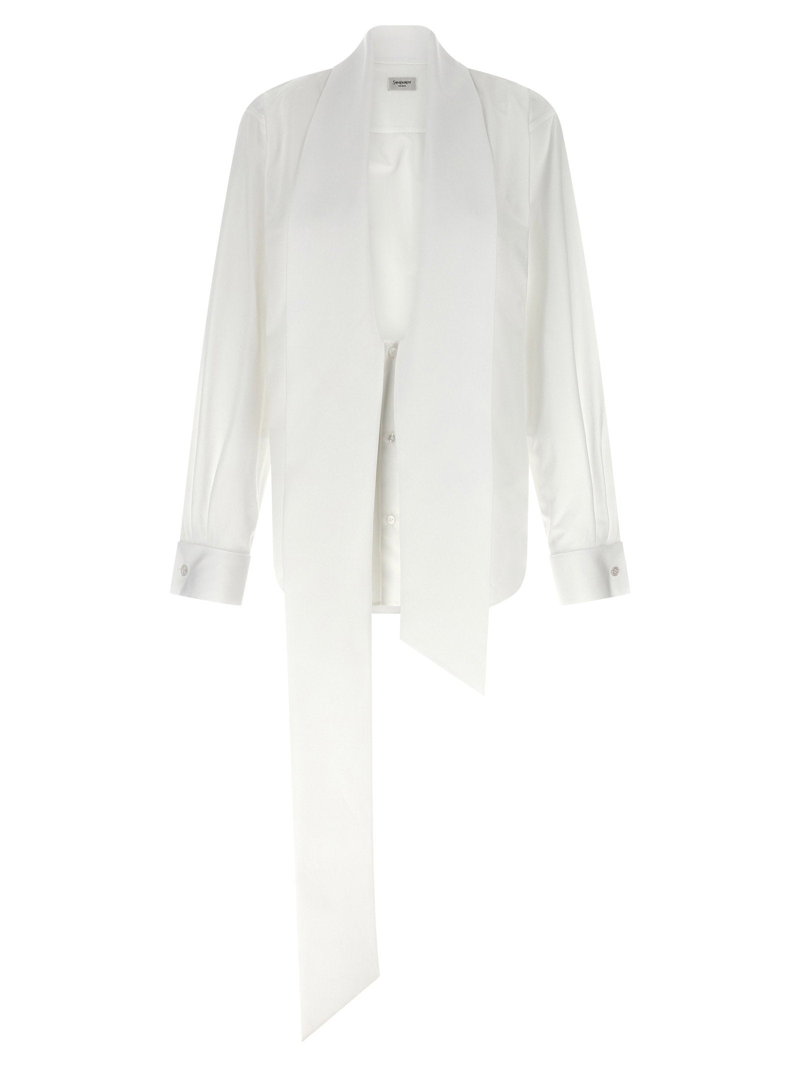 Saint Laurent Lavallière Collar Shirt