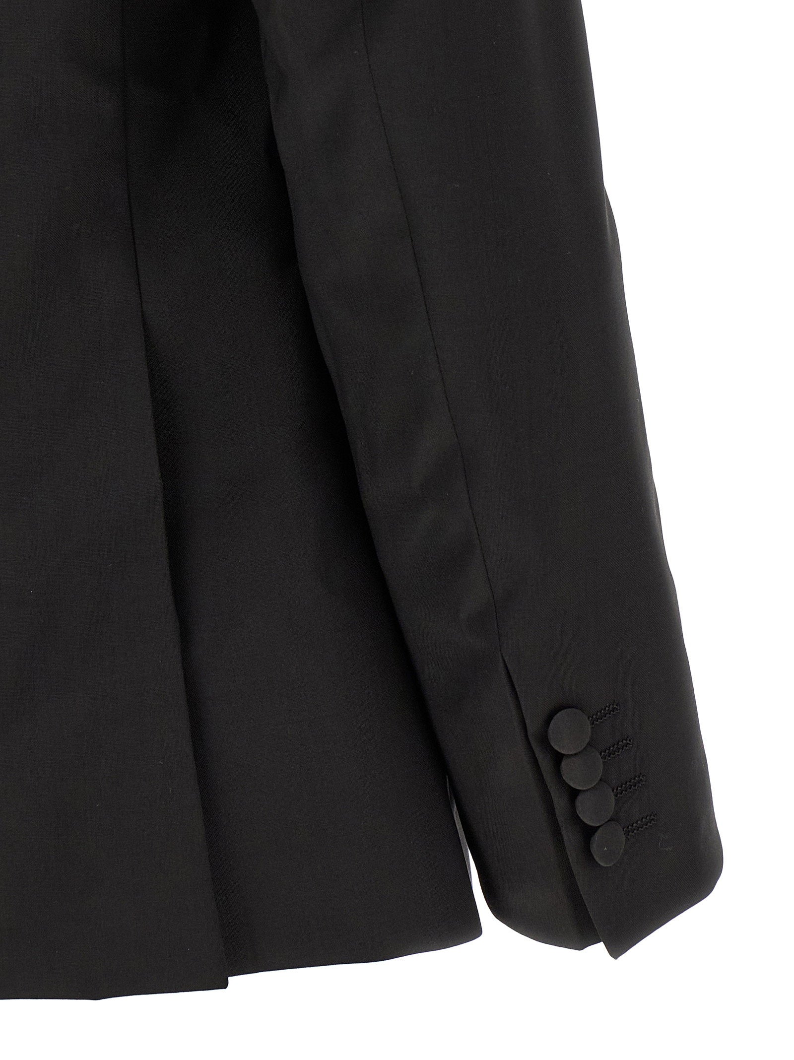Pal Zileri Wool And Satin Dress