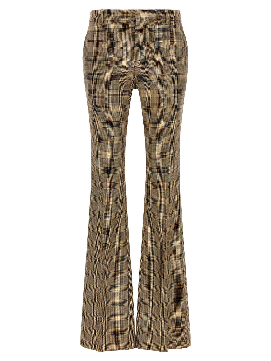 Saint Laurent Prince Of Wales Houndstooth Trousers