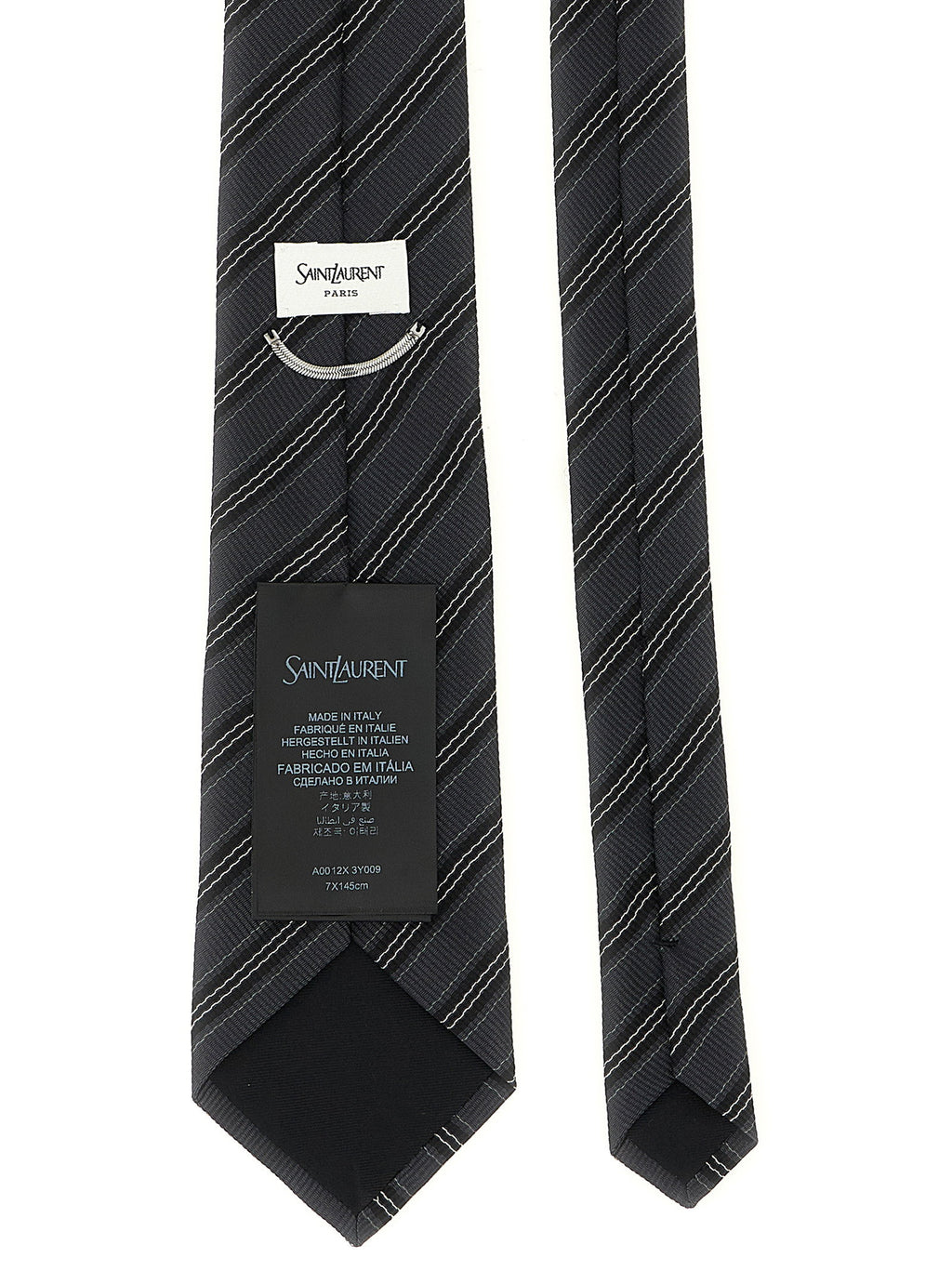 Saint Laurent Striped Tie