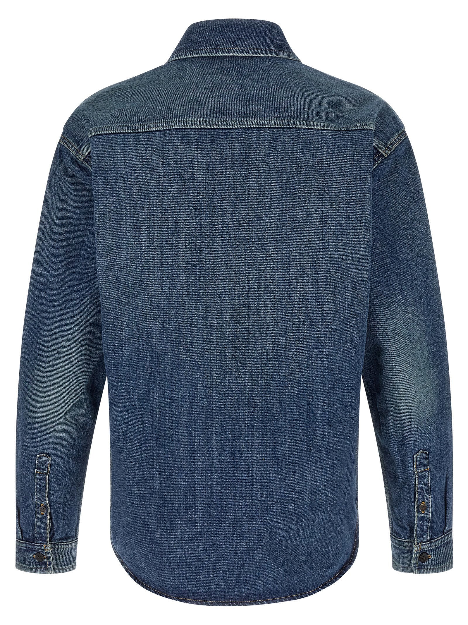 Saint Laurent Cassandre Denim Shirt