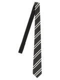 Saint Laurent Jacquard Diagonal Striped Tie