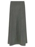 Alberta Ferretti Bell Chevron Skirt