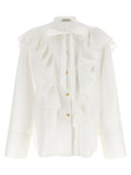 Alberta Ferretti Pleated Ruffle Shirt