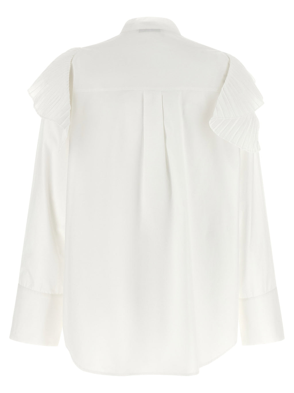 Alberta Ferretti Pleated Ruffle Shirt