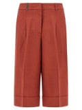 Peserico Linen Viscose Bermuda Shorts