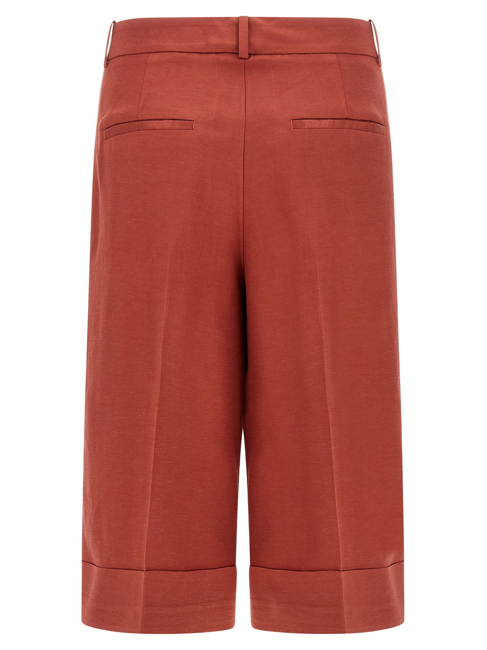 Peserico Linen Viscose Bermuda Shorts