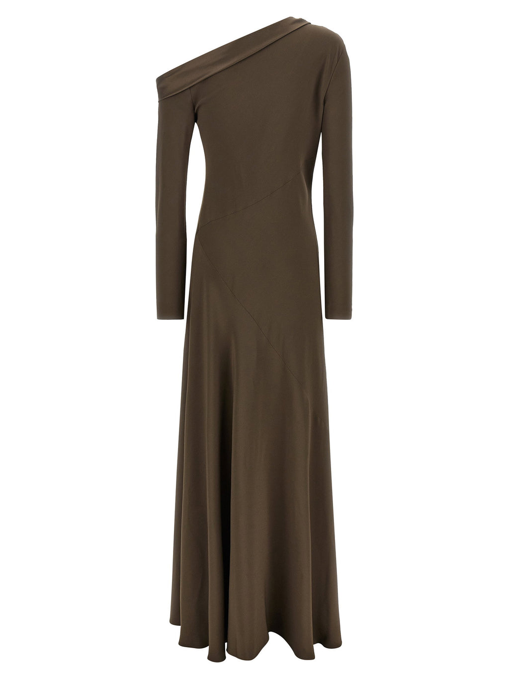 Alberta Ferretti Bare Shoulder Dress