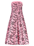 Alberta Ferretti Mikado Floreale Dress