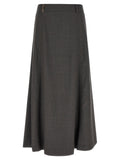 Peserico Flared Skirt With Loops