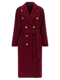 Alberta Ferretti Long Wool Coat