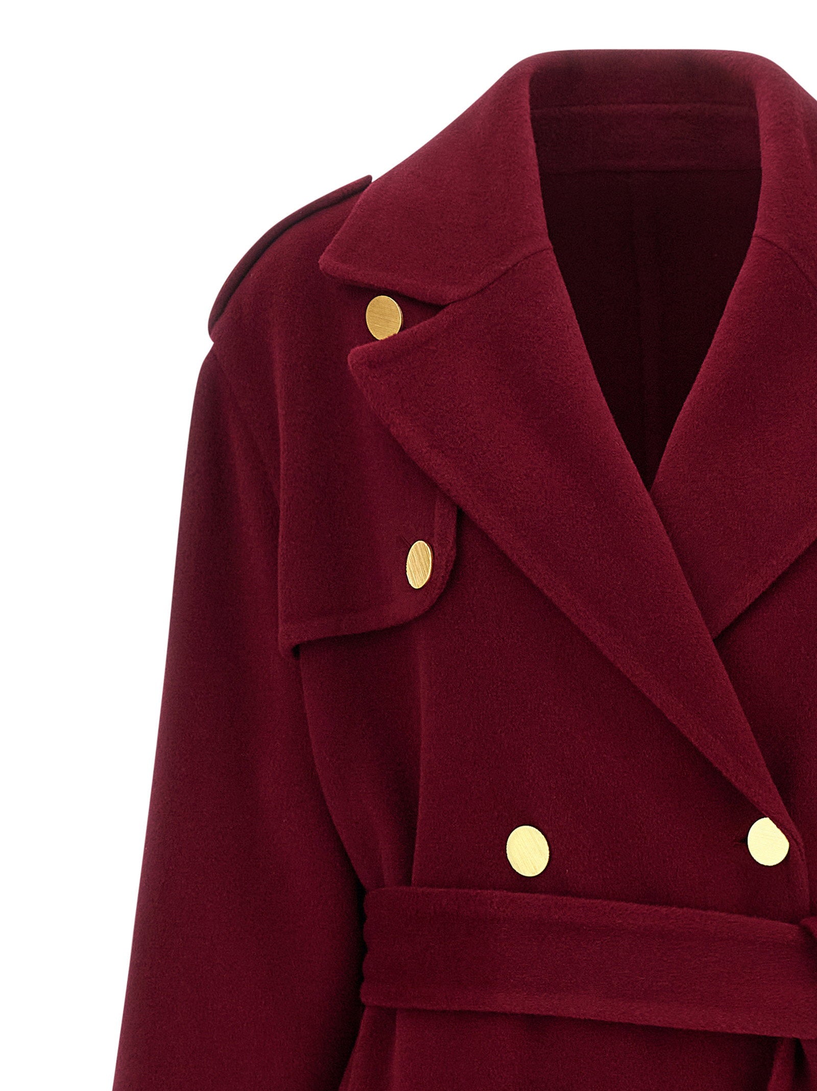 Alberta Ferretti Long Wool Coat