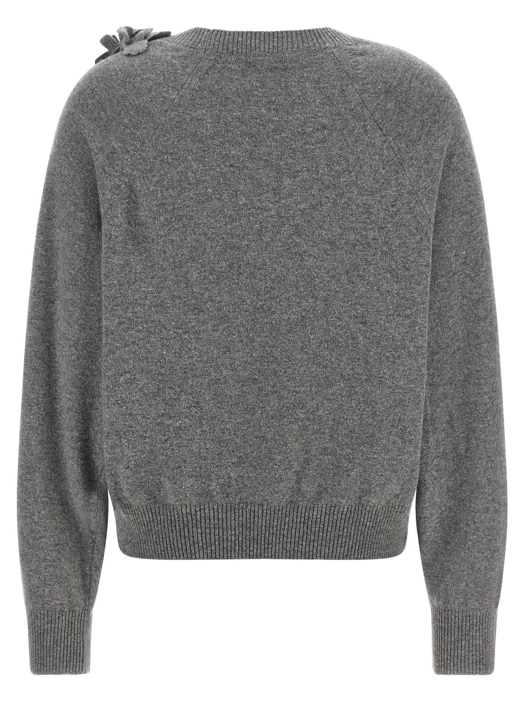 Alberta Ferretti Embroidered Flower Sweater