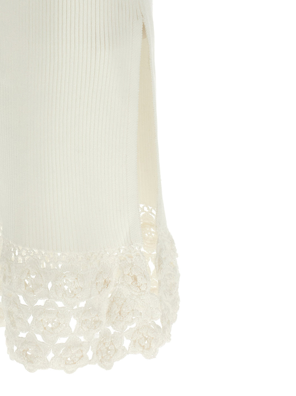 Ganni Cotton Crochet Dress