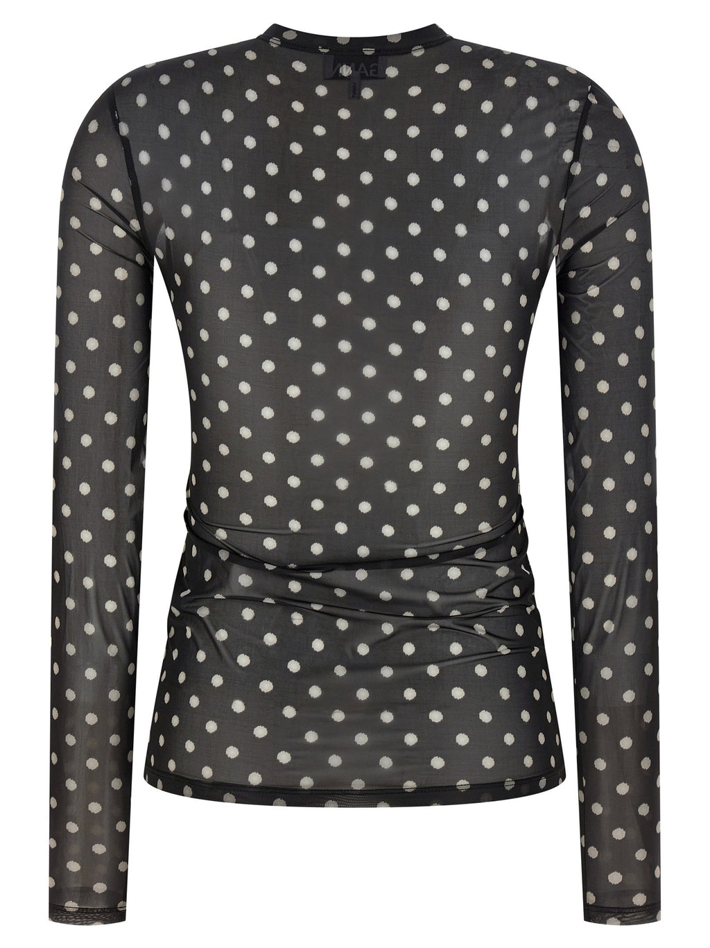Ganni Printed Sheer Sweater