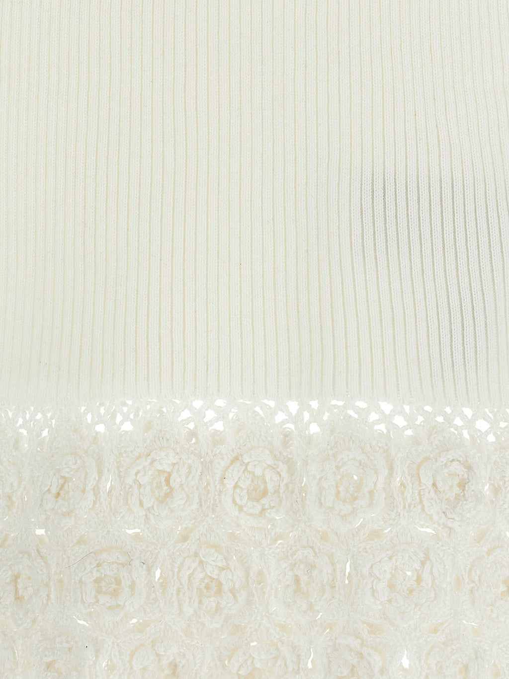 Ganni Cotton Crochet Vest
