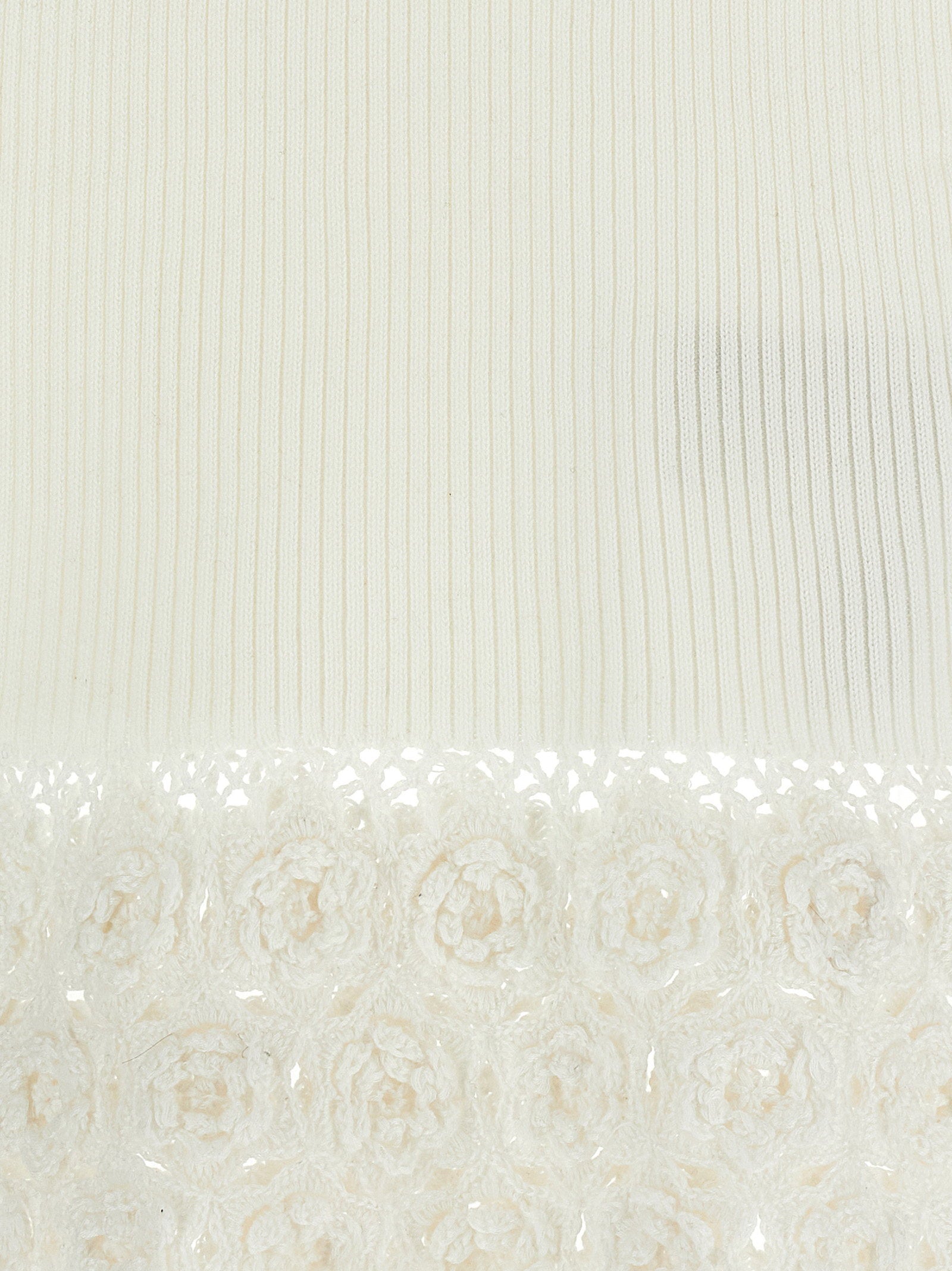 Ganni Cotton Crochet Vest