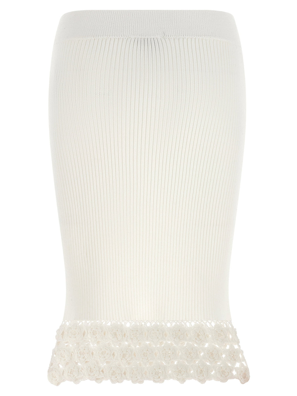 Ganni Cotton Crochet Skirt